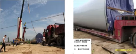 Heavy Duty Road Mats for Wind Power Project in Muddy Farmland