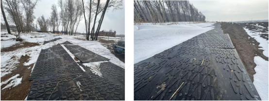 Heavy Duty Road Mats for Village Asphalt Road Protection in Jilin