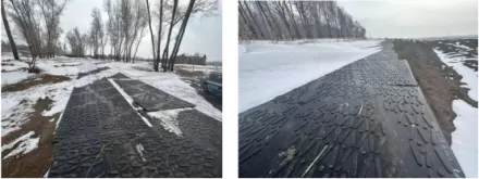 Heavy Duty Road Mats for Village Asphalt Road Protection in Jilin