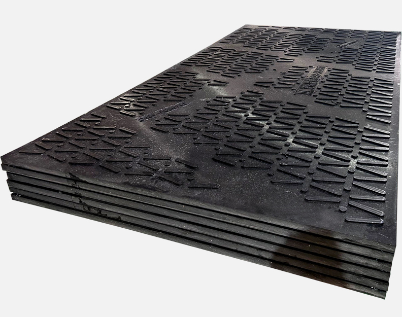 Heavy duty plastic road mats