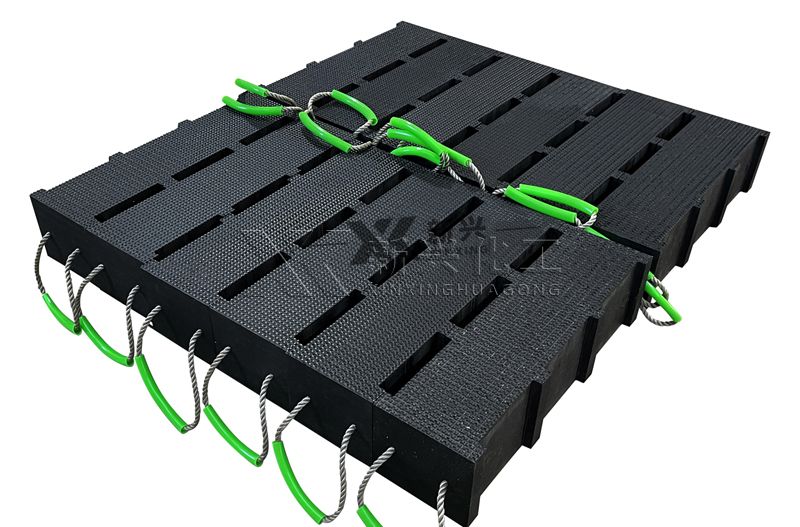 Crane Cribbing Blocks for Outrigger Support