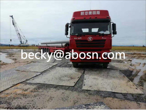 3000x2500mm Multipurpose Heavy Duty HDPE Ground Protection Mats For Construction, Drilling & Events