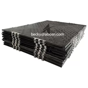 Ground proteciton mats |Mobile Baustralßen aus| Bodenschutzmatten