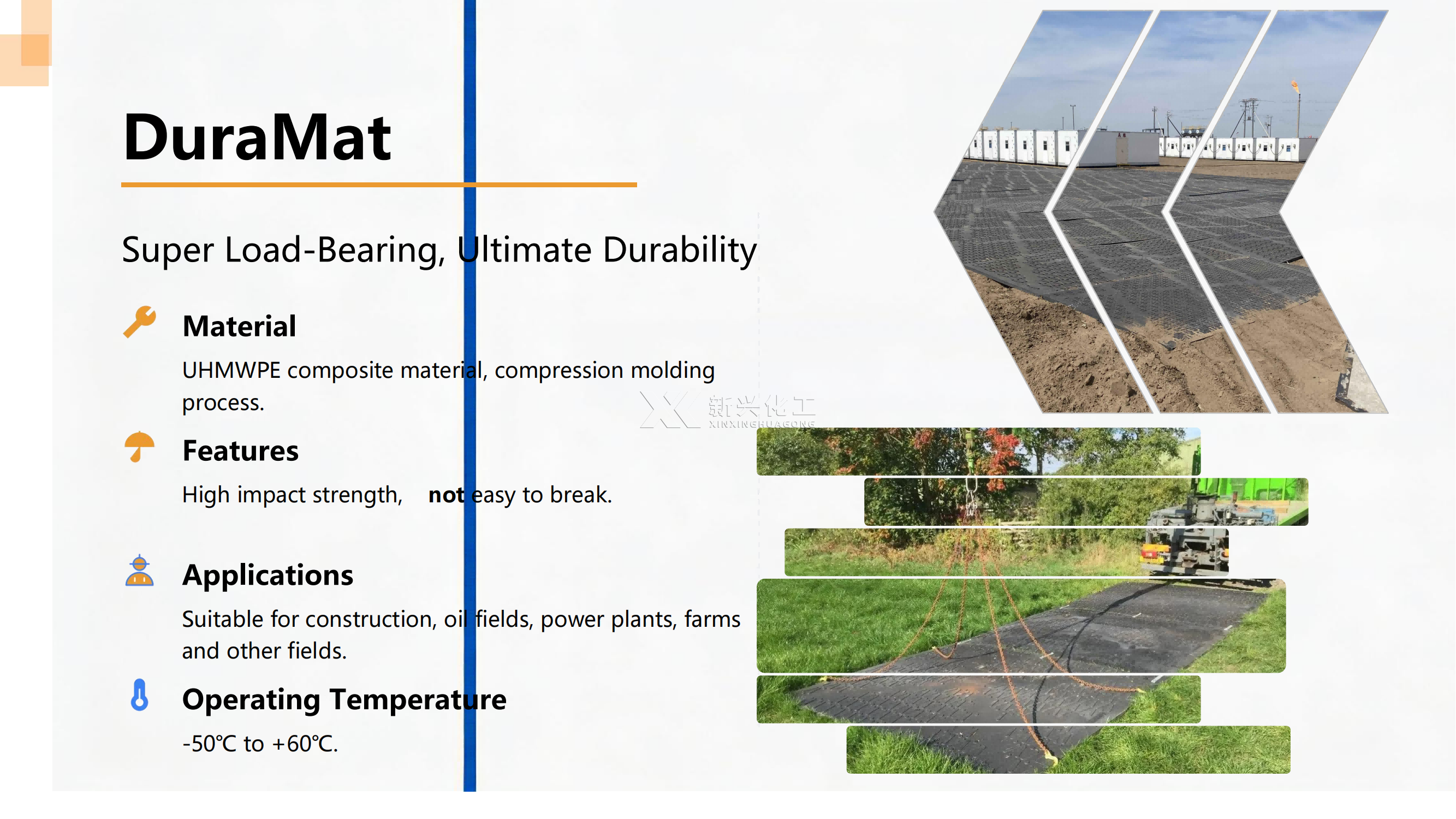 3000*2500mm Construction Road Mats Ground Protection Mats