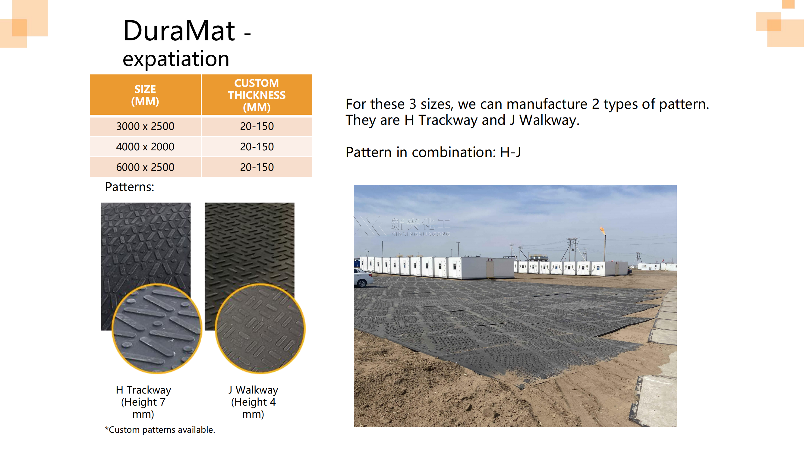 3000*2500mm Construction Road Mats Ground Protection Mats